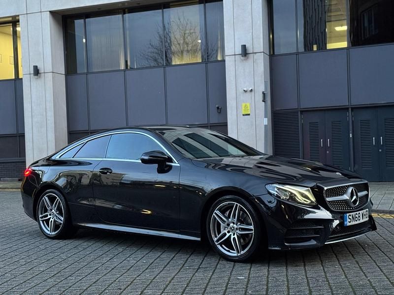 Black Used 2018 Mercedes E220 AMG line Coupe | £12,995 (Fair price) - Image 1/4