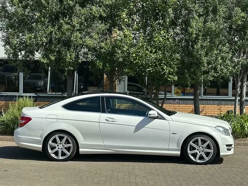 Used Mercedes C180 Sport Edition 2012 White Coupe