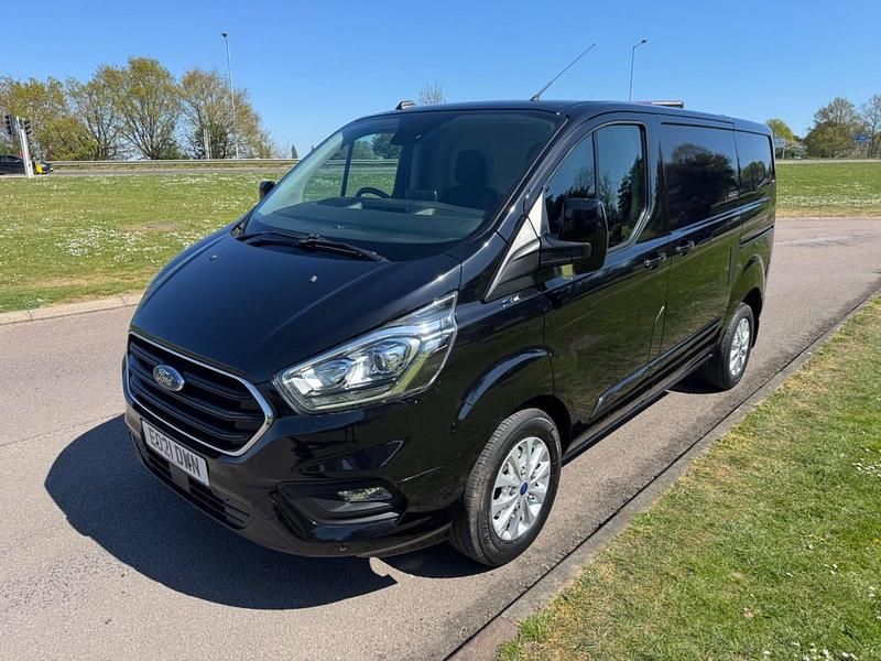 Used Ford Transit Custom Limited 185 HP (136 kW) 2021 Black Van