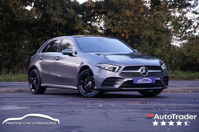Grey Used 2021 Mercedes A250 AMG line Hatchback | £18,099 (Good price) - Image 1/4
