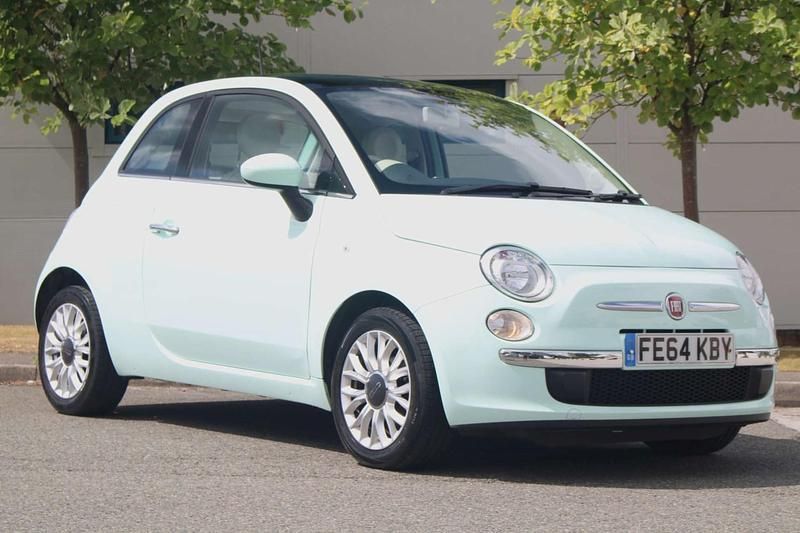 Green Used 2014 Fiat 500 Lounge Hatchback | £4,995 (Fair price) - Image 1/4