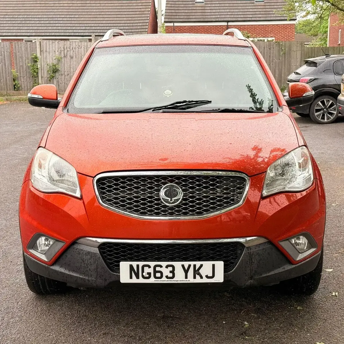 Used SsangYong Korando 175 HP (128 kW) 2013 Red SUV