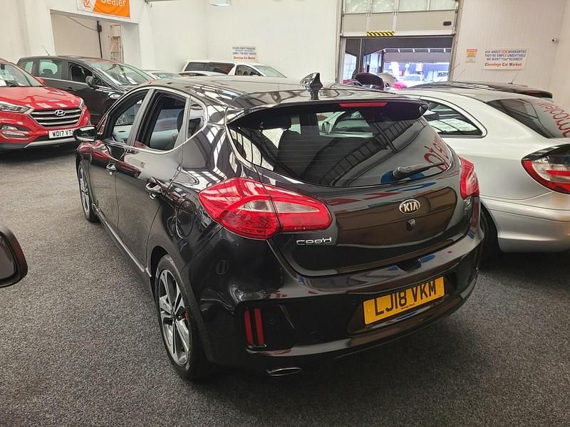 Used Kia Ceed GT-Line S 134 HP (98 kW) 2018 Black Hatchback