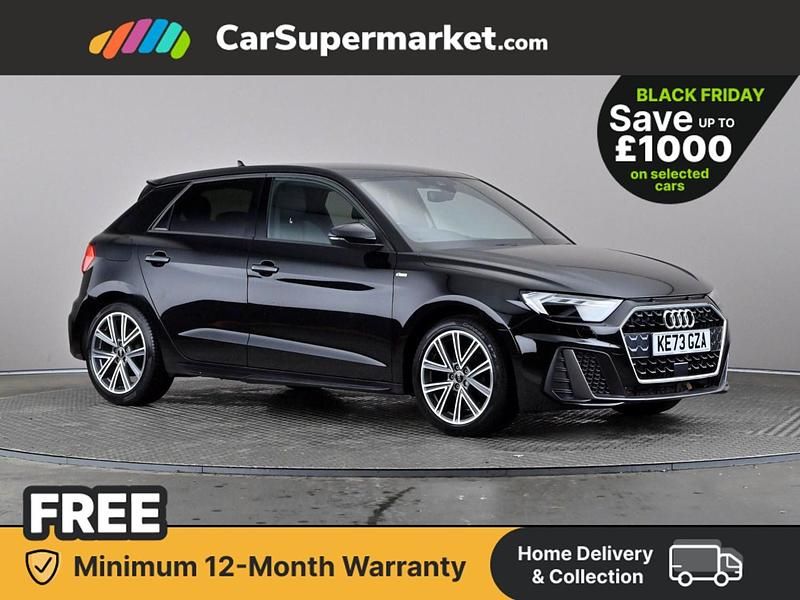 Black Used 2024 Audi A1 S-Line Hatchback | £20,897 (Fair price) - Image 1/3