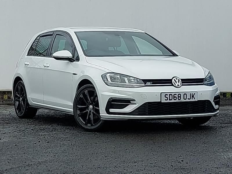 Used VW Golf VII R-line 150 HP (110 kW) 2018 White Hatchback
