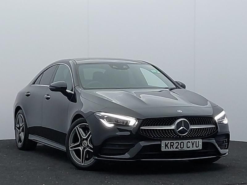 Black Used 2020 Mercedes CLA220 AMG Line Premium Plus Sedan | £21,998 (Fair price) - Image 1/4