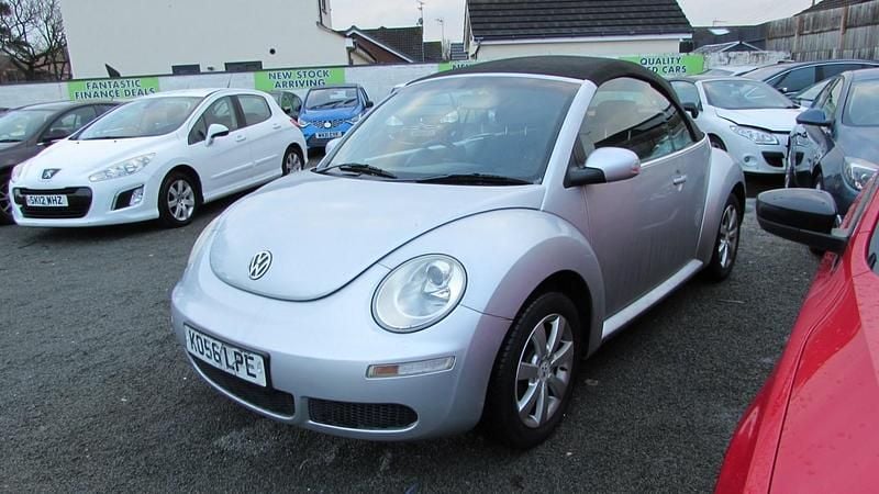 Silver Used 2006 VW Beetle Cabriolet | £2,795 (Fair price) - Image 1/3
