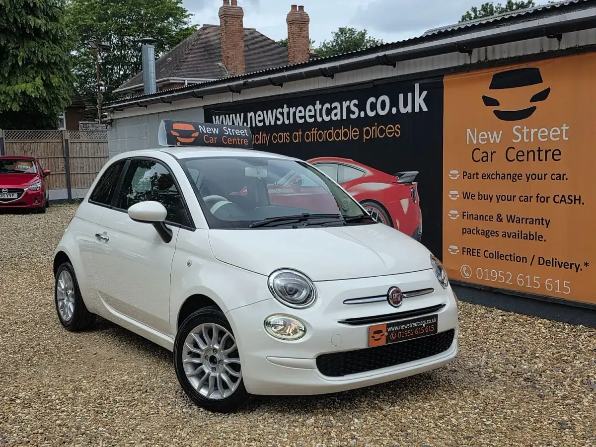 Used Fiat 500 Pop Star 69 HP (50 kW) 2016 White Hatchback