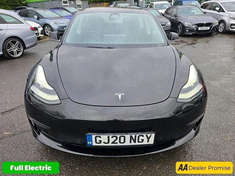 Used Tesla Model 3 Long Range AWD 366 kW (498 HP) 2020 Black Sedan