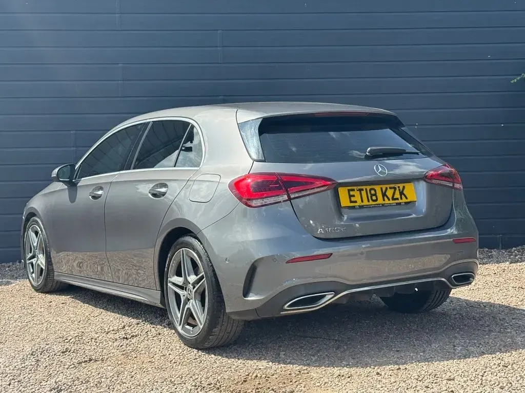 Used Mercedes A180 AMG Line Premium 116 HP (85 kW) 2018 Grey Hatchback