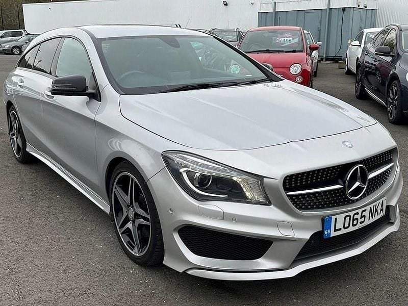 Silver Used 2015 Mercedes CLA220 Shooting Brake AMG Estate | £10,000 (Expensive) - Image 1/4