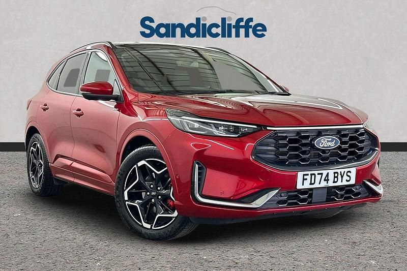 Lucid red (premium paint) New 2024 Ford Kuga ST-Line X SUV | £31,163 (Fair price) - Image 1/4