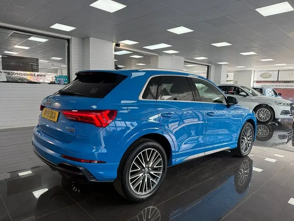 Used Audi Q3 S-Line 150 HP (110 kW) 2019 Blue SUV