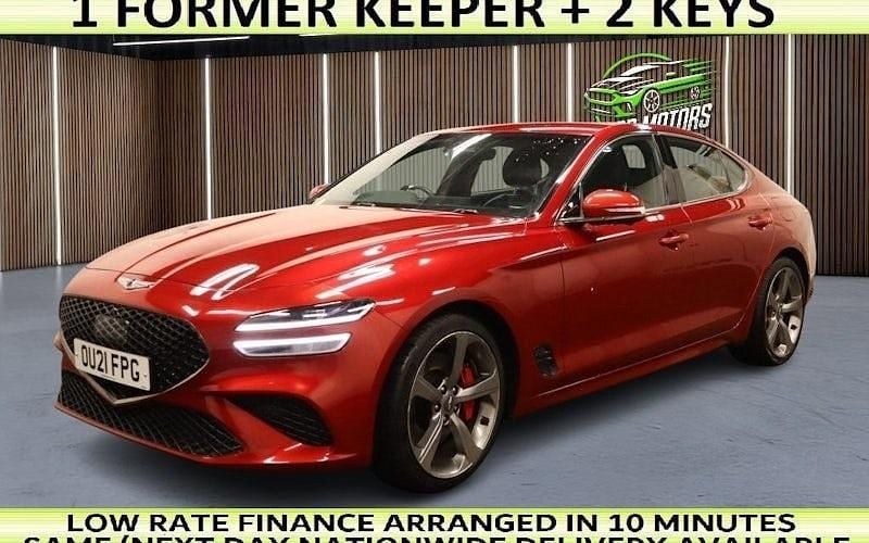 Red Used 2021 Genesis G70 Sport Sedan | £21,792 - Image 1/2