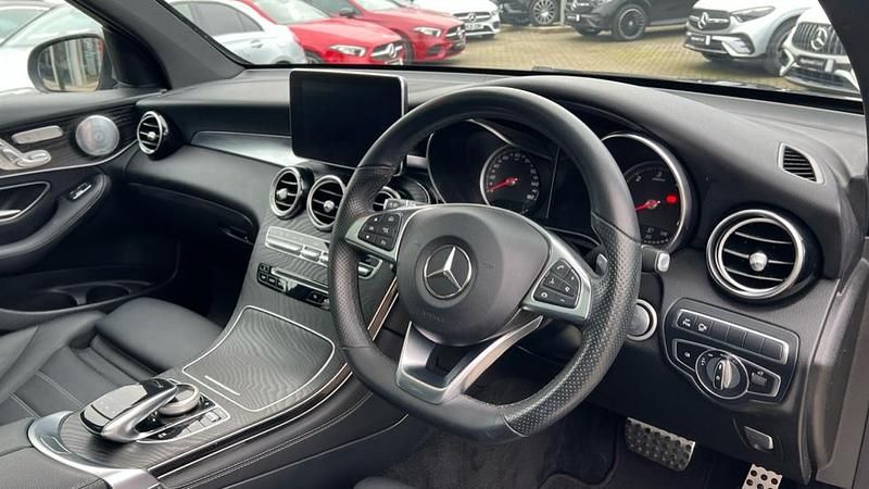 Used Mercedes GLC350 AMG line 258 HP (189 kW) 2017 Selenite grey metallic