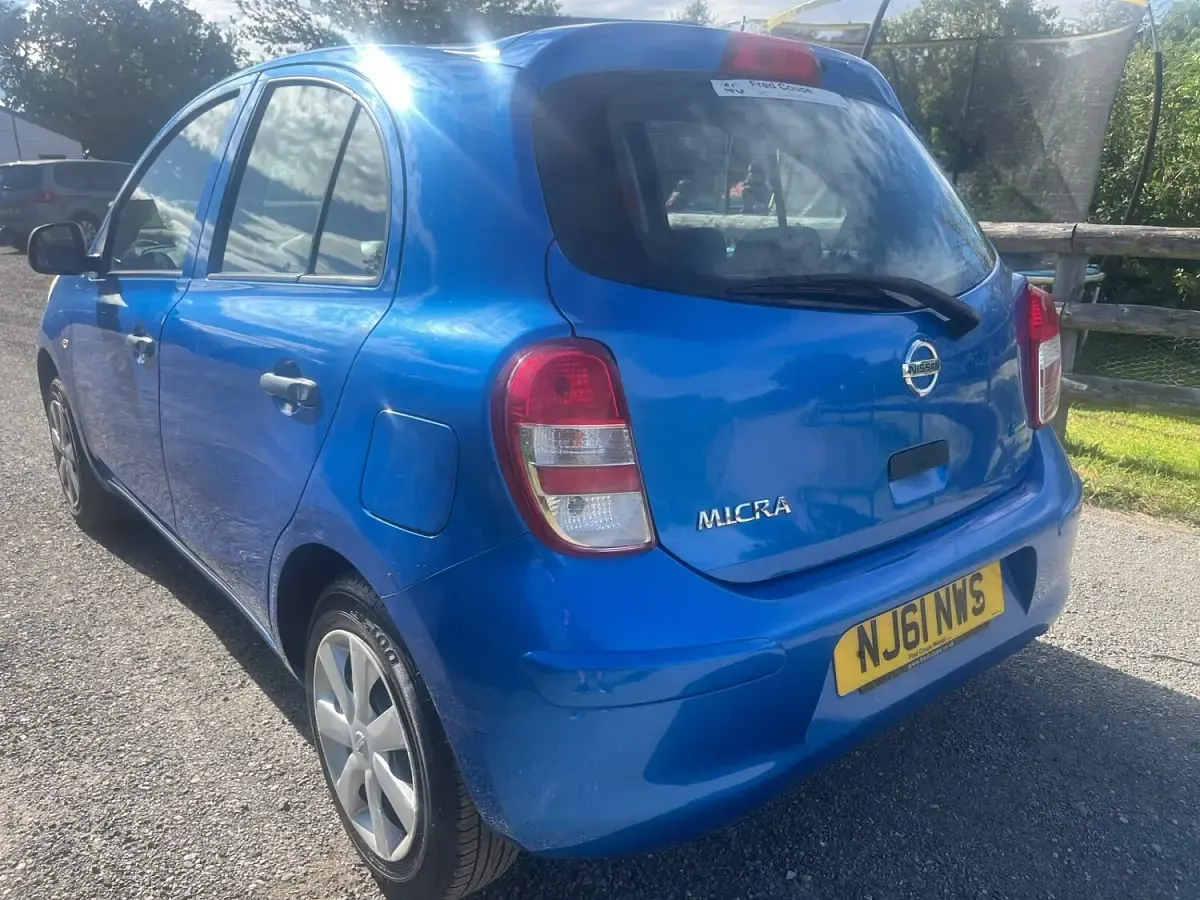 Used Nissan Micra Visia 98 HP (72 kW) 2011 Blue Hatchback