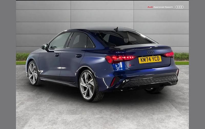 Used Audi A3 Black Edition 150 HP (110 kW) 2024 Blue Sedan