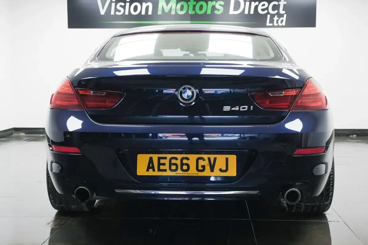 Used BMW 640 Comfort Edition 2016 Blue Coupe
