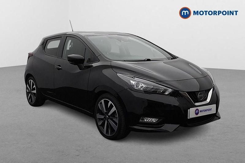 Black Used 2021 Nissan Micra Tekna Hatchback | £11,249 (Fair price) - Image 1/4