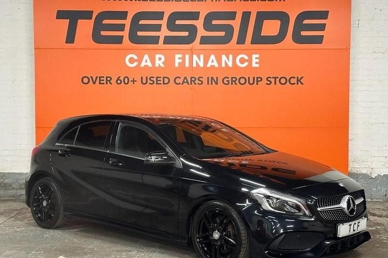 Used Mercedes A200 AMG line 136 HP (100 kW) 2015 Black Hatchback