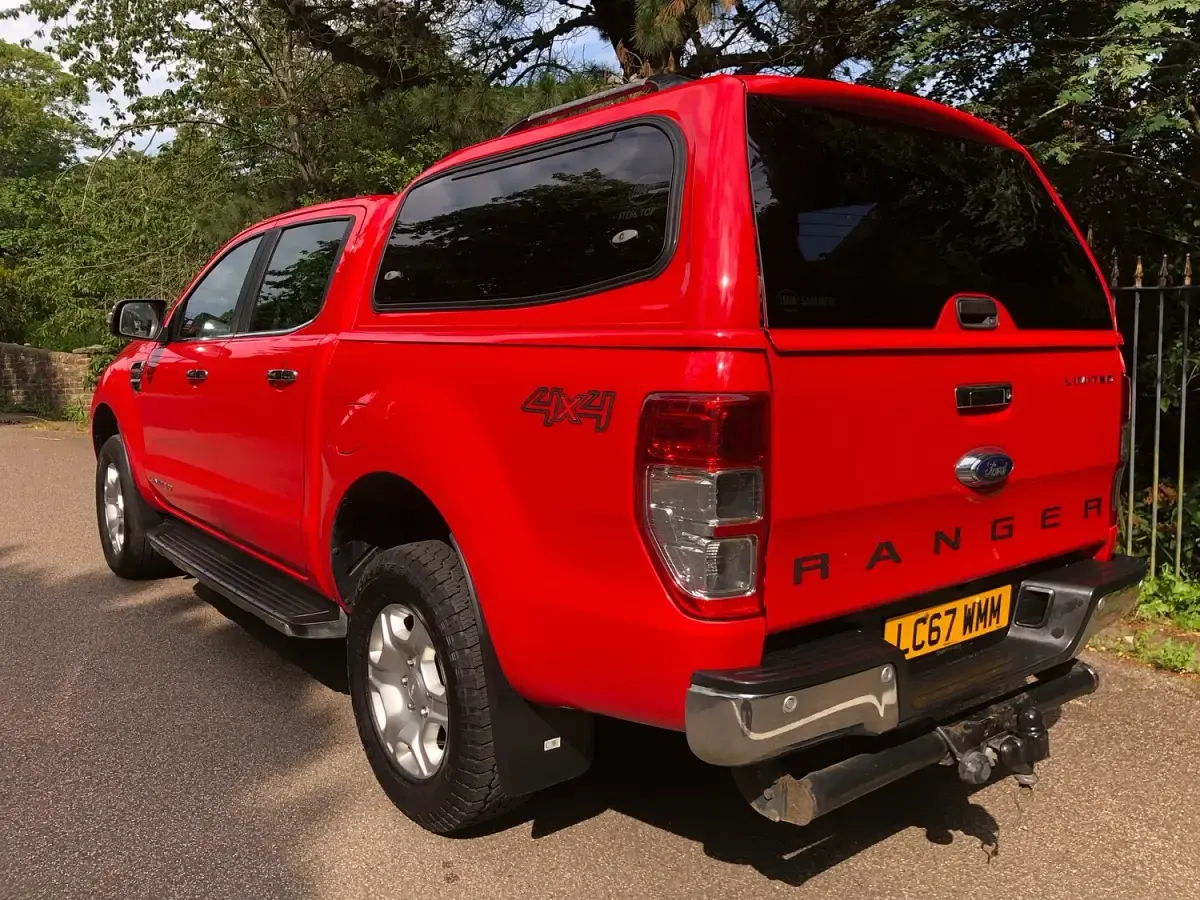 Used Ford Ranger Limited 160 HP (117 kW) 2018 Red Pickup
