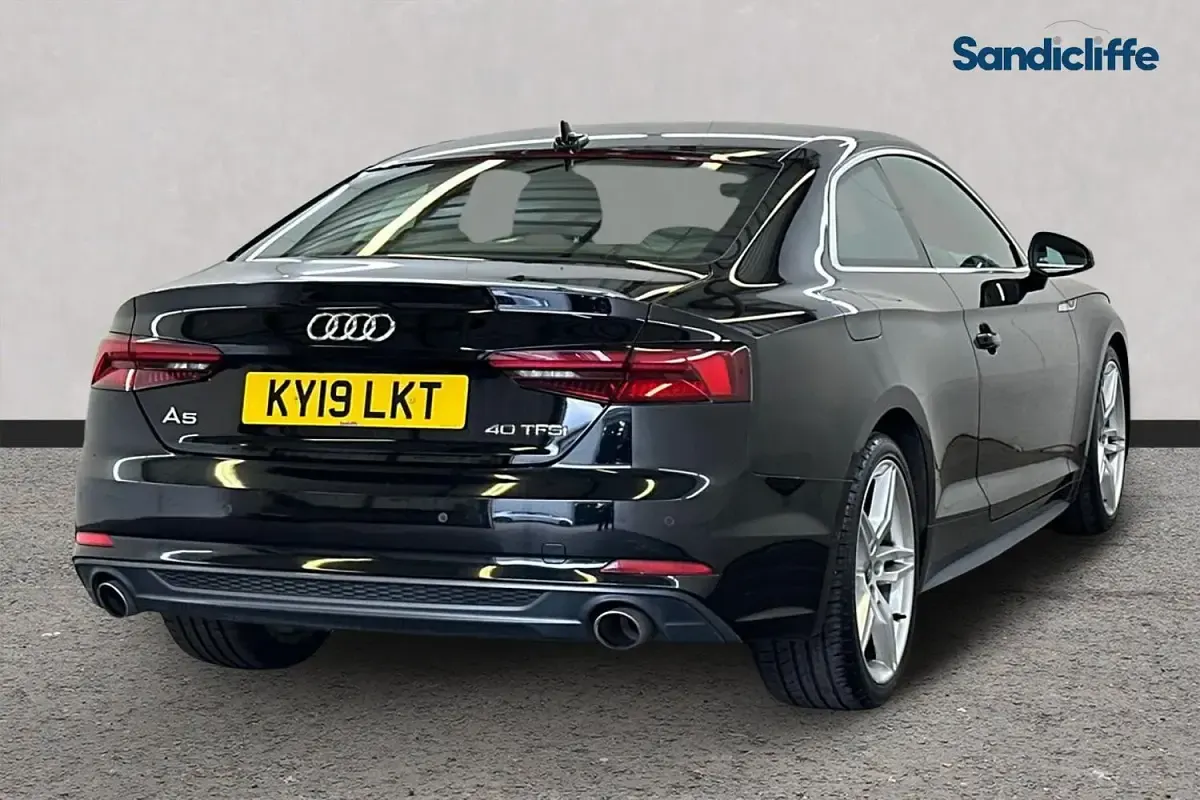 Used Audi A5 S-Line 190 HP (139 kW) 2019 Black Coupe
