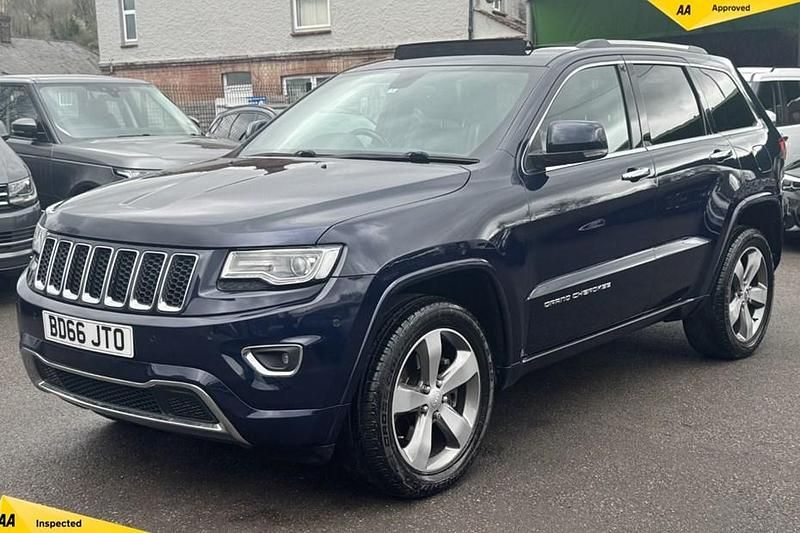Used Jeep Grand Cherokee Overland 247 HP (181 kW) 2016 Blue SUV