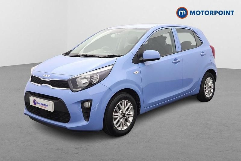 Used Kia Picanto 2021 Blue Hatchback