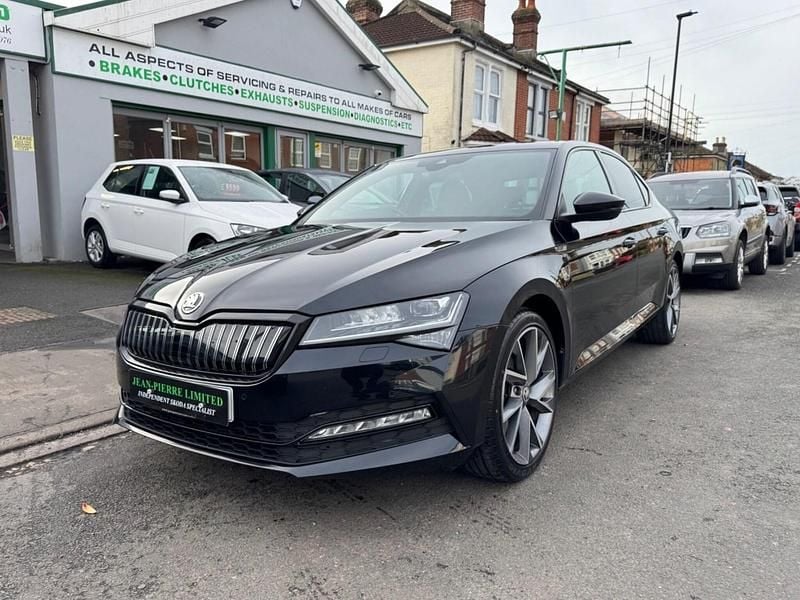 Used Skoda Superb SportlinePlus 2021 Black Hatchback