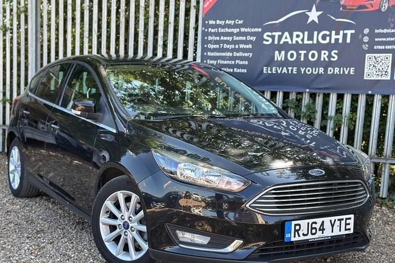 Black Used 2015 Ford Focus Titanium Hatchback | £6,399 (Fair price) - Image 1/1