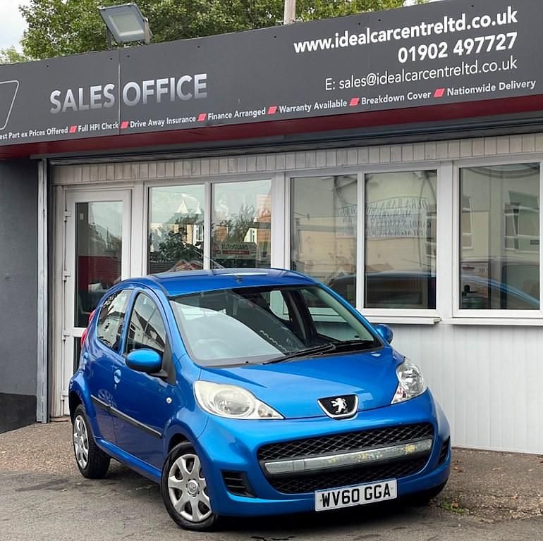 Blue Used 2010 Peugeot 107 Hatchback | £1,295 (Fair price) - Image 1/3