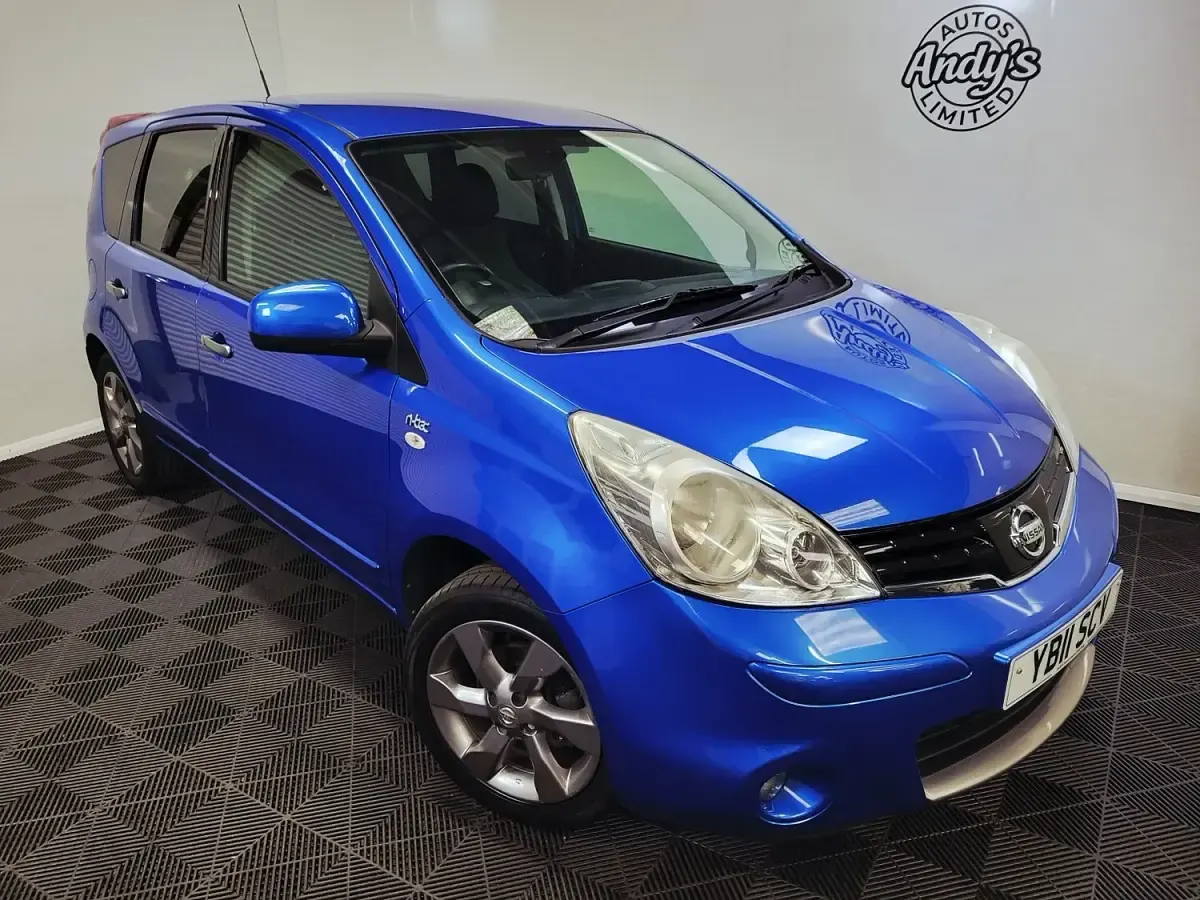 Used Nissan Note N-TEC 2011 Blue Hatchback