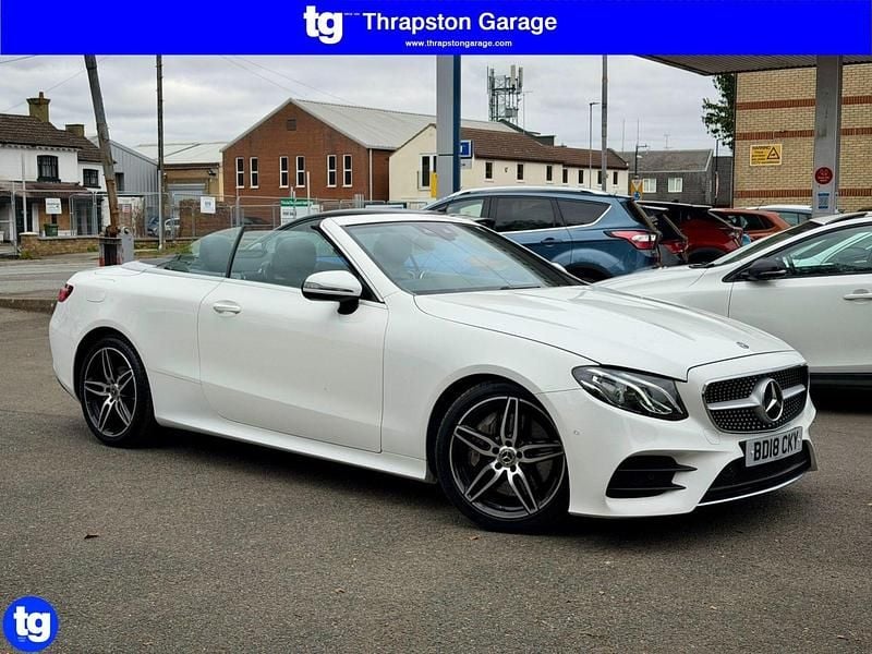 White Used 2018 Mercedes E300 AMG line Cabriolet | £16,995 (Super price) - Image 1/4
