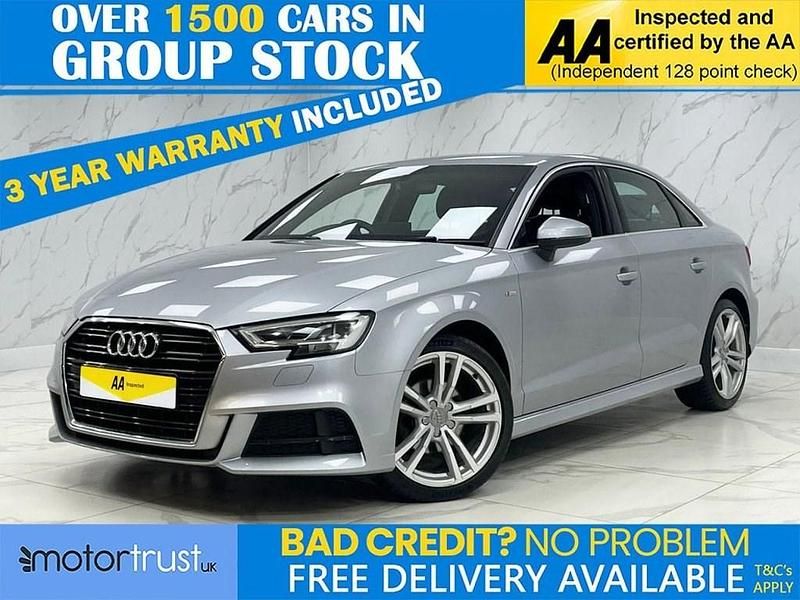 Used Audi A3 S-Line 150 HP (110 kW) 2016 Silver Sedan