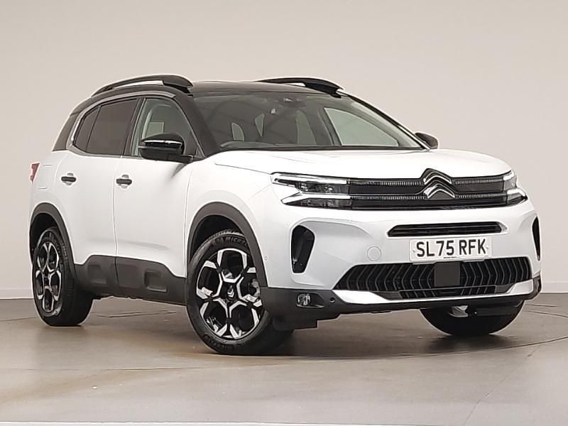 Metallic okenite white New 2025 Citroën C5 Aircross SUV | £24,998 (Fair price) - Image 1/4