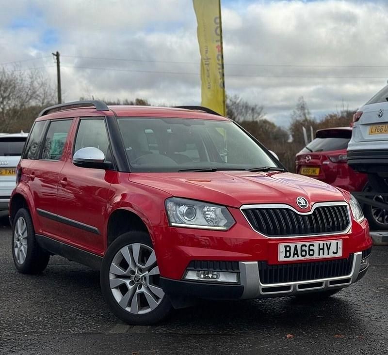 Red Used 2017 Skoda Yeti SE L SUV | £9,995 (Fair price) - Image 1/4