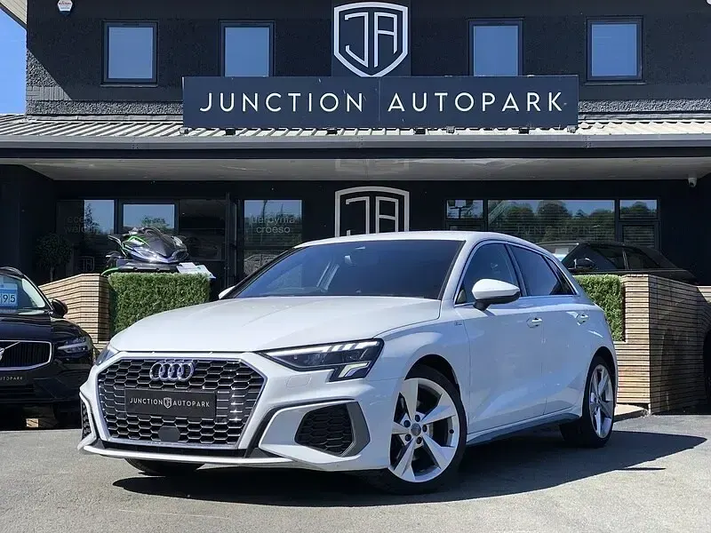 Used Audi A3 S-Line 110 HP (80 kW) 2022 White Sedan