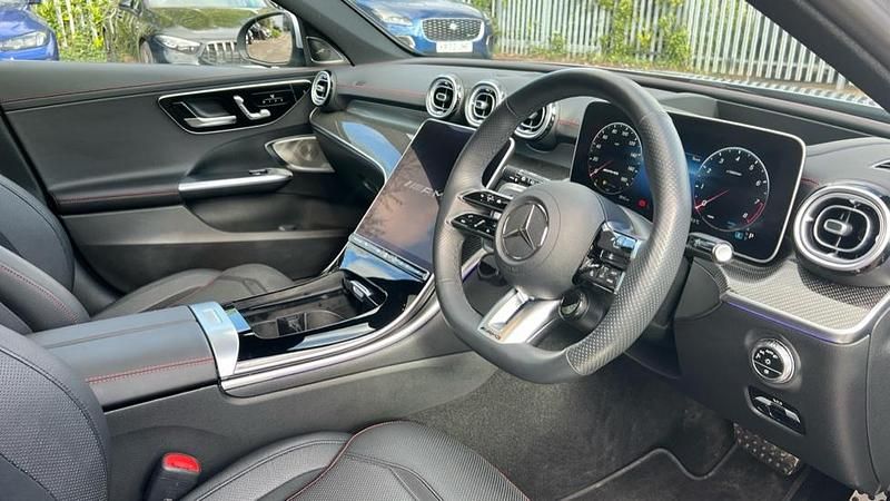 Used Mercedes C43 AMG Premium Plus 408 HP (300 kW) 2024 Metallic paint hightech silver