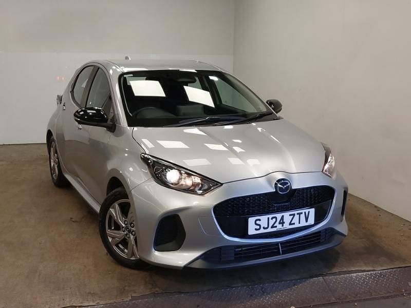 Silver Used 2024 Mazda 2 Exclusive-Line Hatchback | £16,298 (Fair price) - Image 1/4