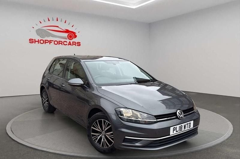 Used VW Golf VII SE 125 HP (91 kW) 2018 Grey Hatchback