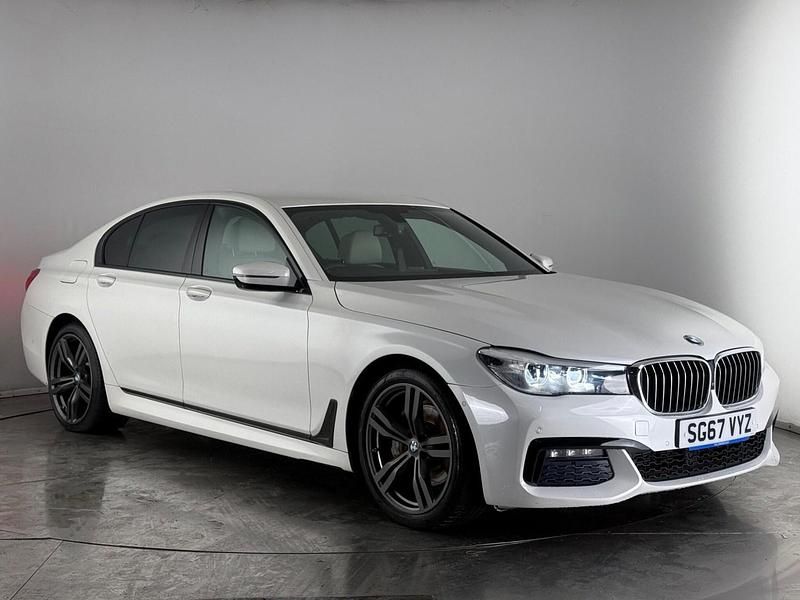 White Used 2017 BMW 730 M Sport Sedan | £19,850 (Fair price) - Image 1/4