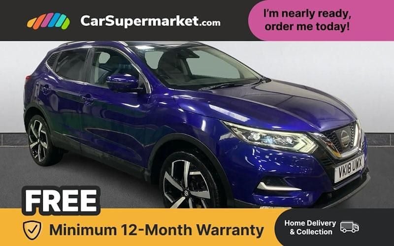 Used Nissan Qashqai Tekna 110 HP (80 kW) 2018 Blue SUV