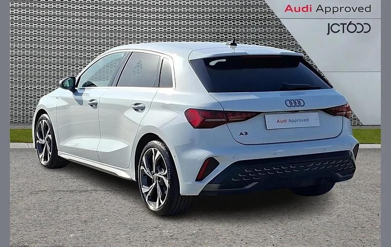 Used Audi A3 S-Line 147 HP (108 kW) 2025 White Hatchback