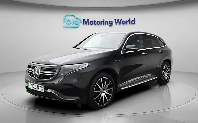 Used Mercedes EQC400 AMG line 300 kW (408 HP) 2022 Black SUV