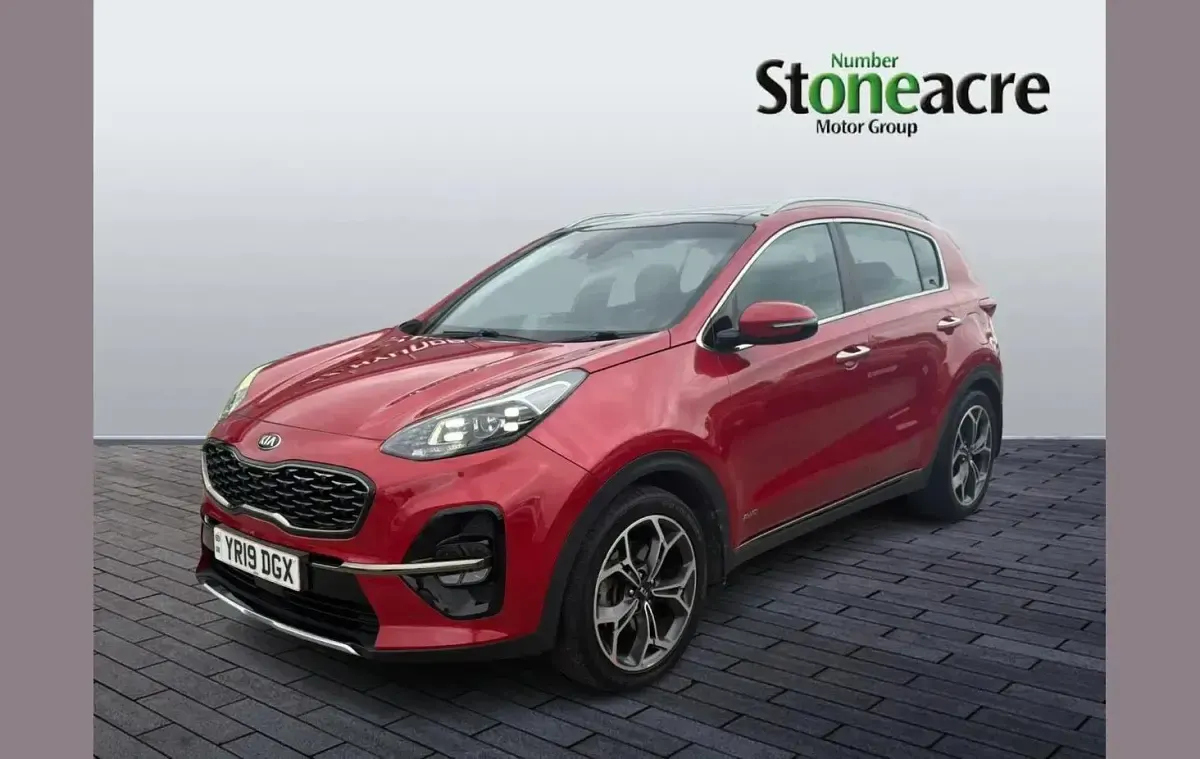 Used Kia Sportage GT-Line S 185 HP (136 kW) 2019 Red SUV