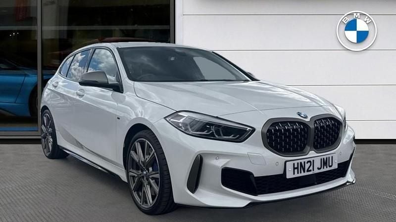 White Used 2021 BMW M135 M Sport Hatchback | £24,800 (Good price) - Image 1/4