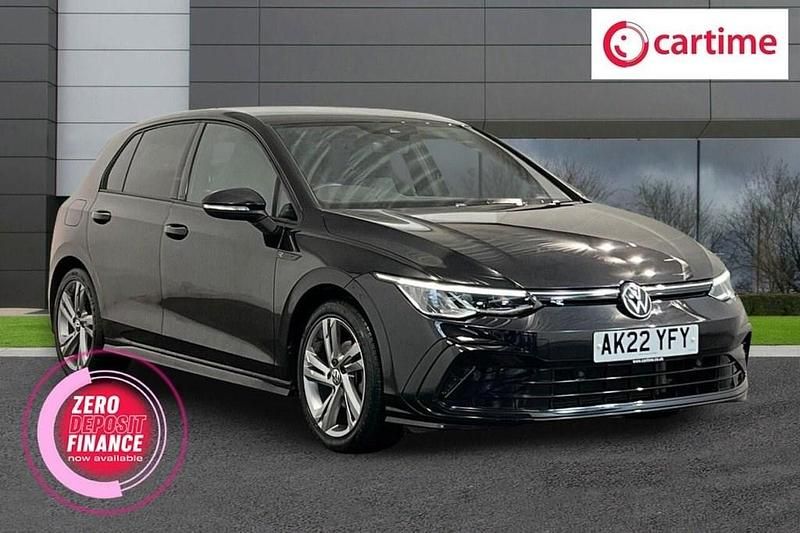 Used VW Golf VIII R-line 150 HP (110 kW) 2022 Black Hatchback