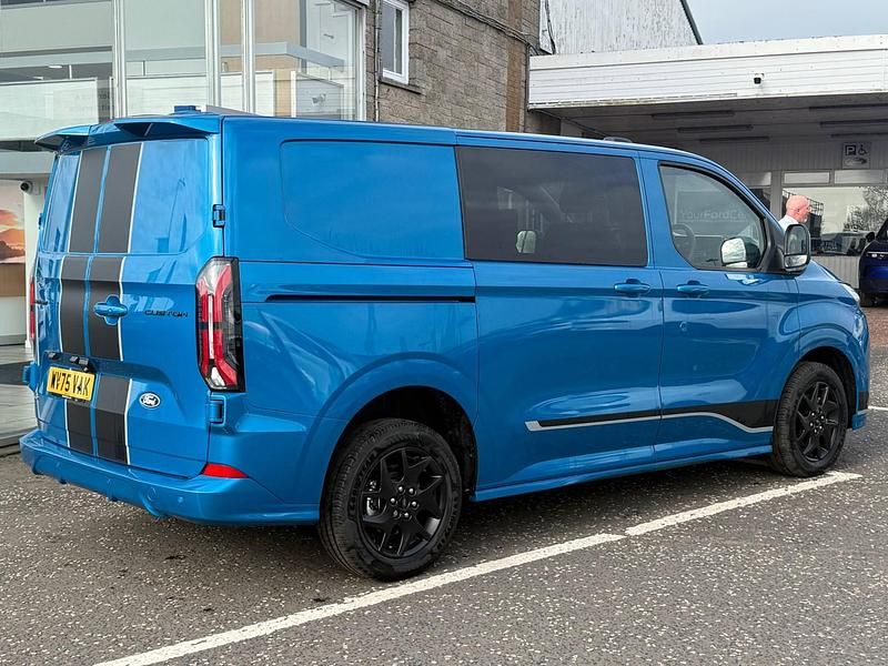 New Ford Transit Custom Sport 232 HP (170 kW) 2025 Blue Van
