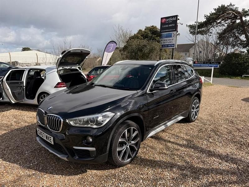 Used BMW X1 xLine 192 HP (141 kW) 2017 Black with black leather trim SUV