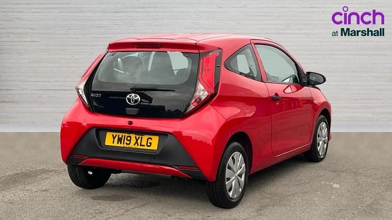 Used Toyota Aygo 72 HP (52 kW) 2019 Red Hatchback